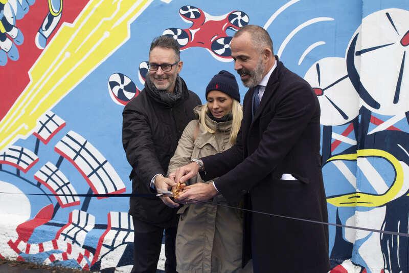 Sella Sgr ha inaugurato a Milano un murale dedicato alla sostenibilità