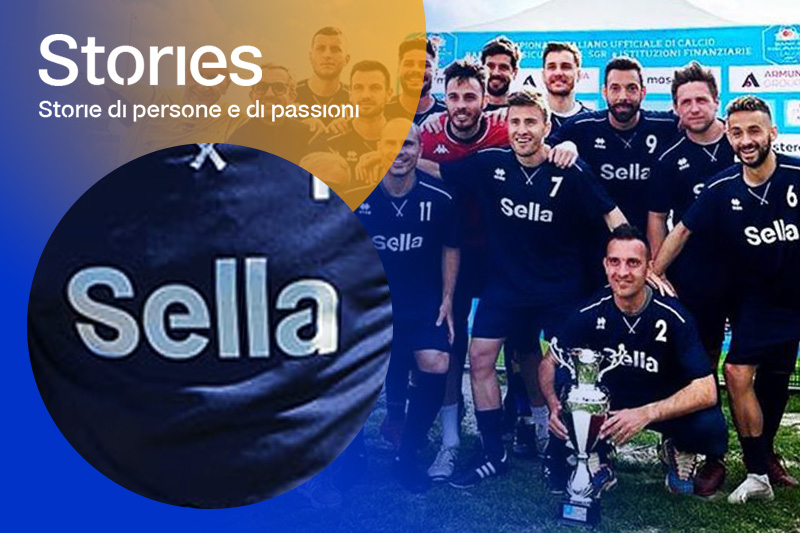 La squadra di calcio Sella