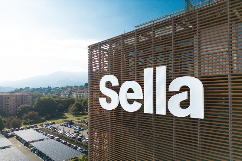 The headquarter of Sella Group in Biella