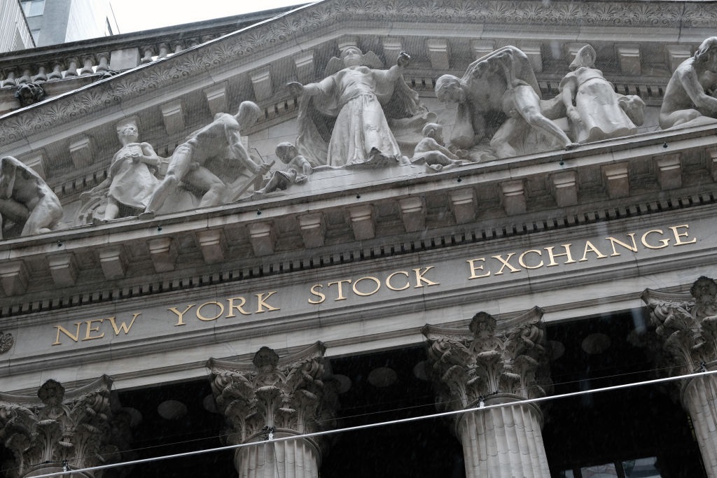 Il New York Stock Exchange a Manhattan (Spencer Platt / Getty Images)