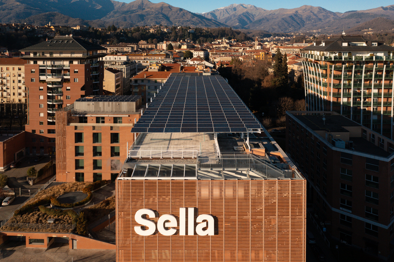 La sede del gruppo Sella a Biella