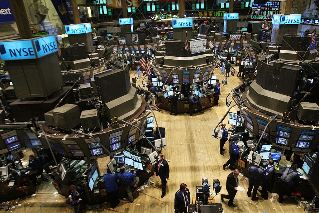 Il floor di Wall Street (Getty Images)