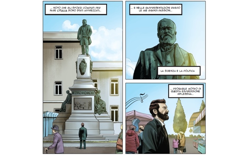 Una tavola del fumetto