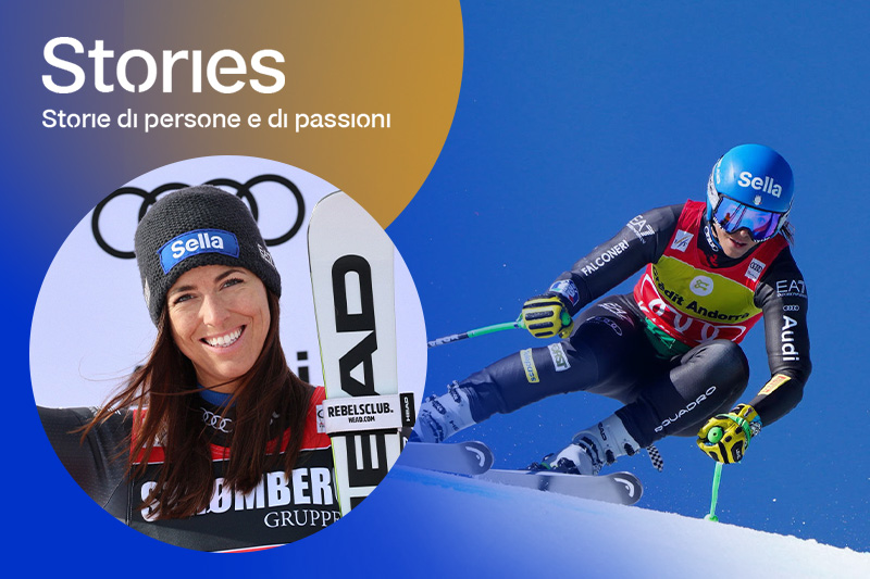 immagine Testa e cuore nelle discese vincenti della campionessa Elena Curtoni: