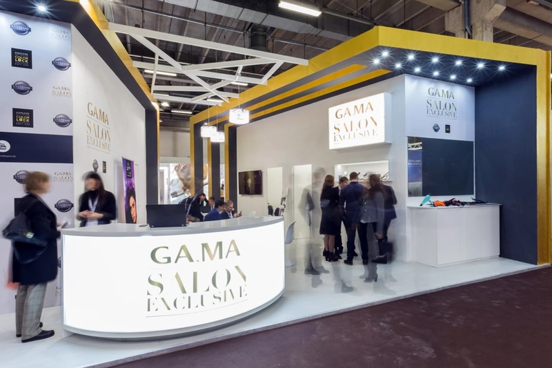 Lo stand di GA.MA durante una fiera