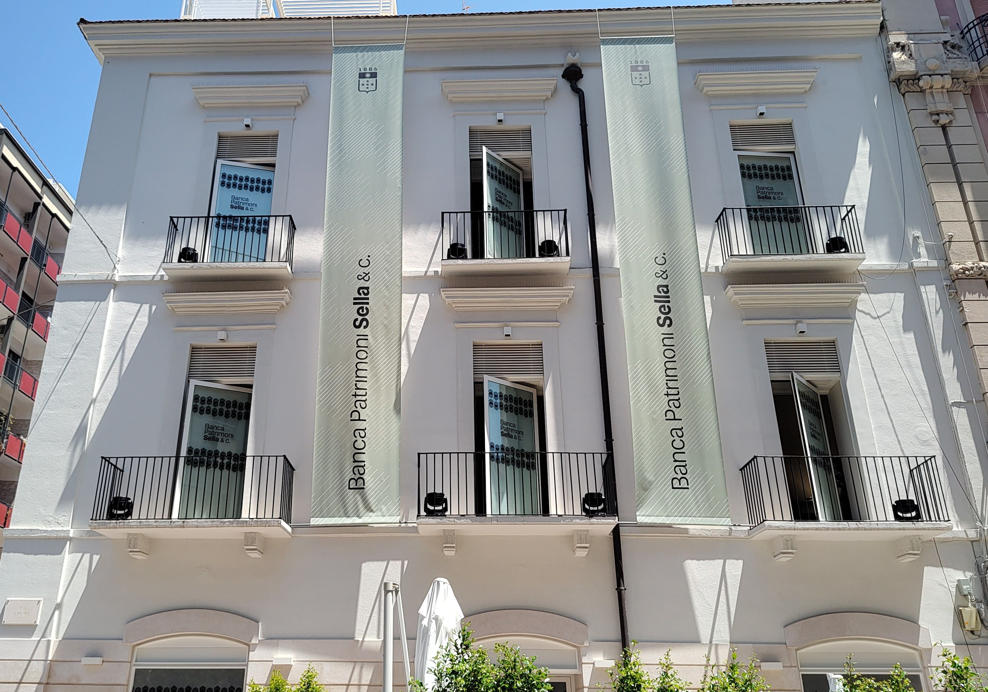 La sede di Banca Patrimoni Sella & C. di Bari