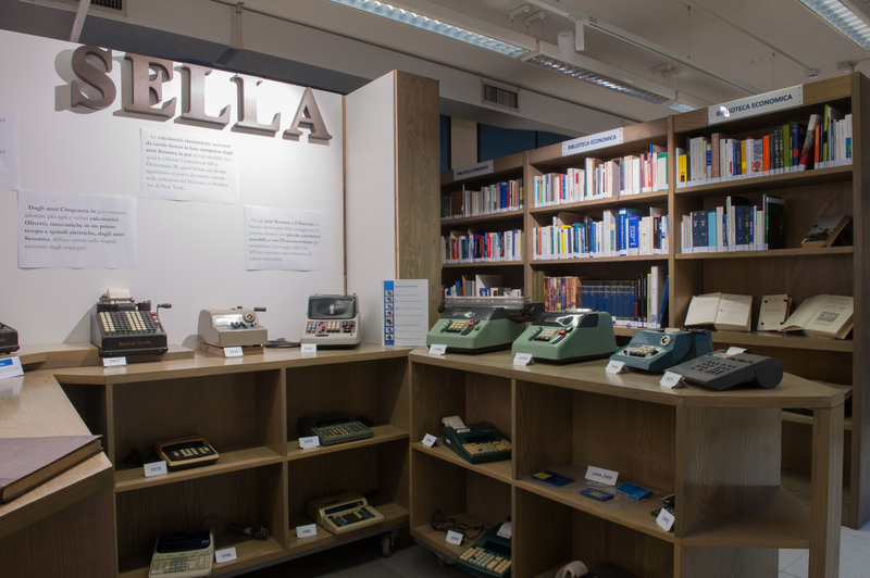 Un dettaglio della sala espositiva