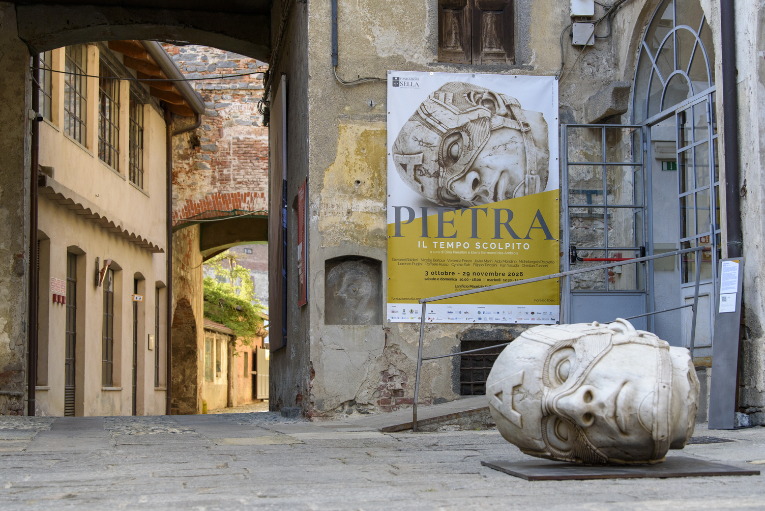 A Biella la pietra scolpisce il tempo