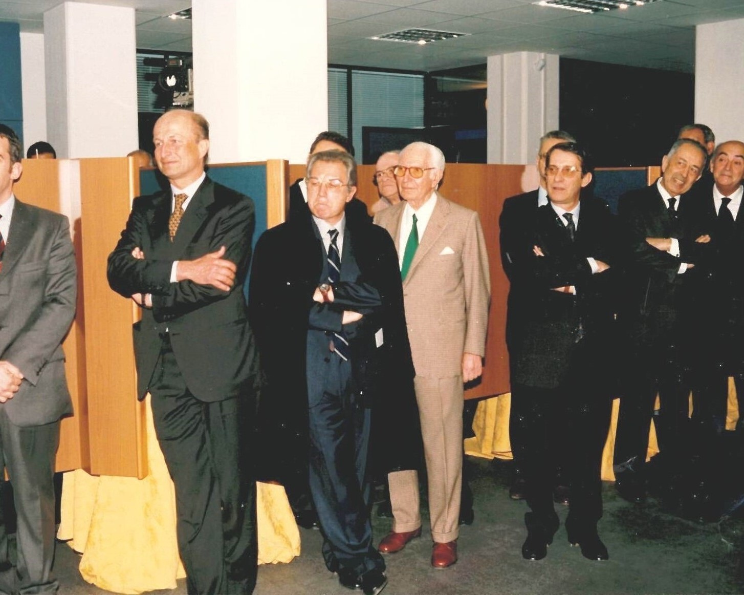 1998 - Inaugurazione della nuova sede in città della Banca di Palermo. In primo piano il dottor Maurizio Sella