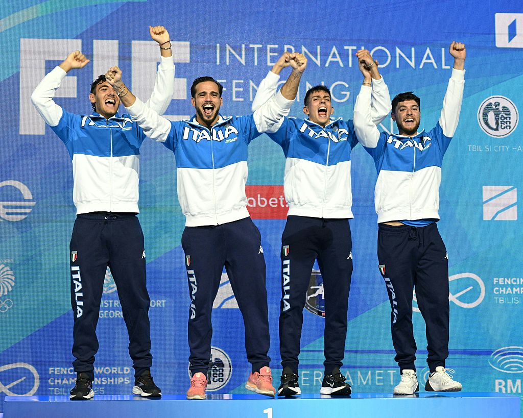 immagine Italia d'oro nella sciabola ai Mondiali