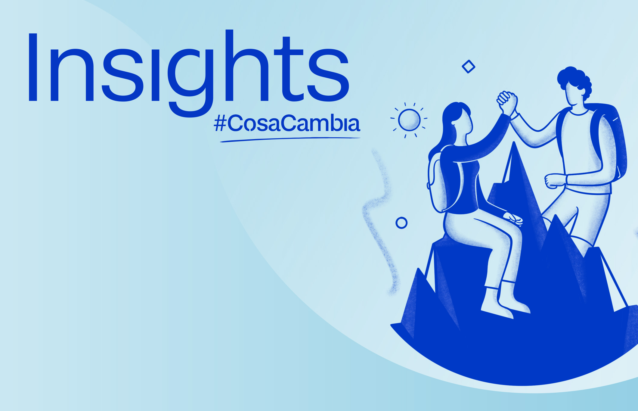#CosaCambia | Insieme, in vetta. Per il futuro del pianeta con le generazioni del futuro