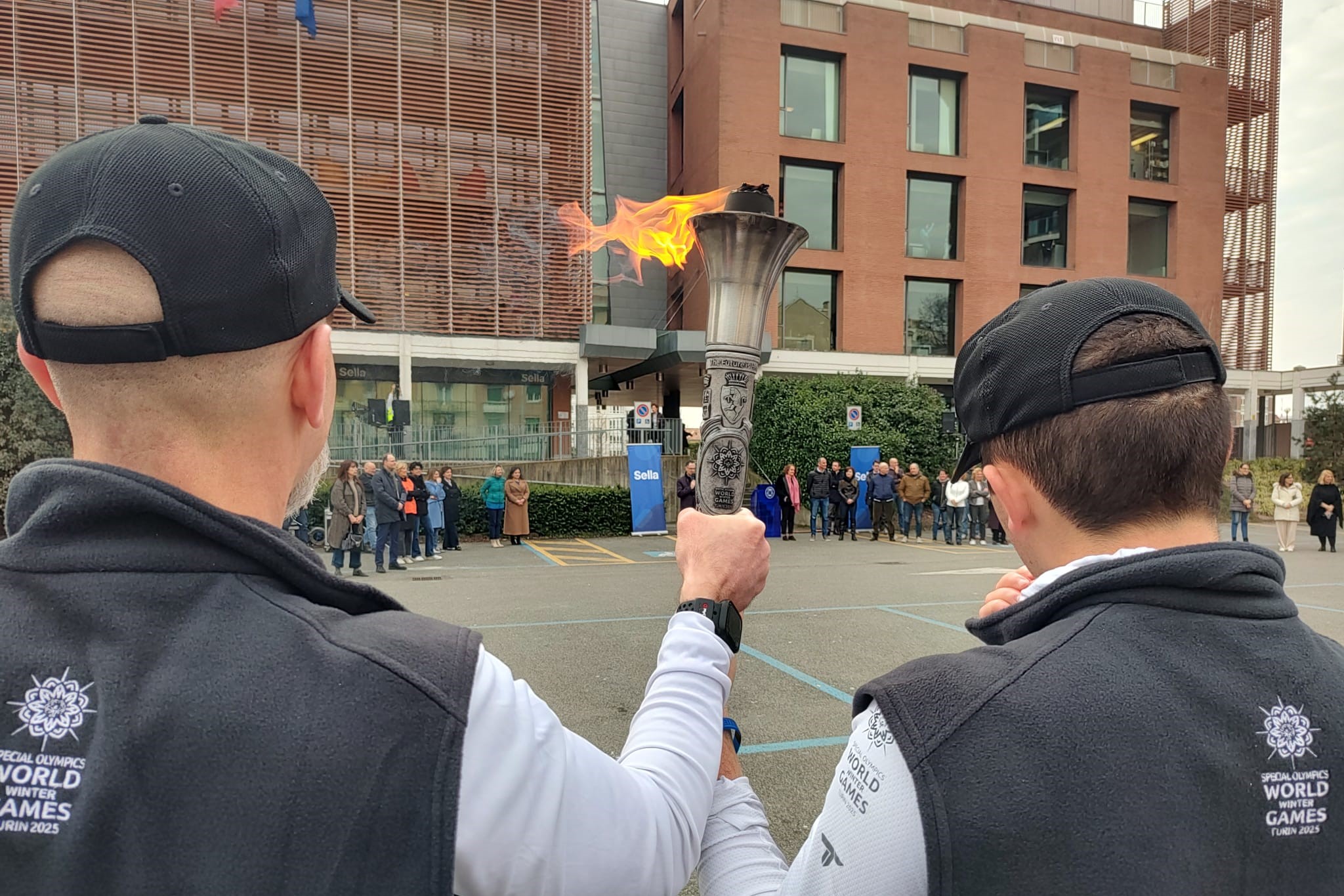 La Torcia degli Special Olympics attraversa la città di Biella