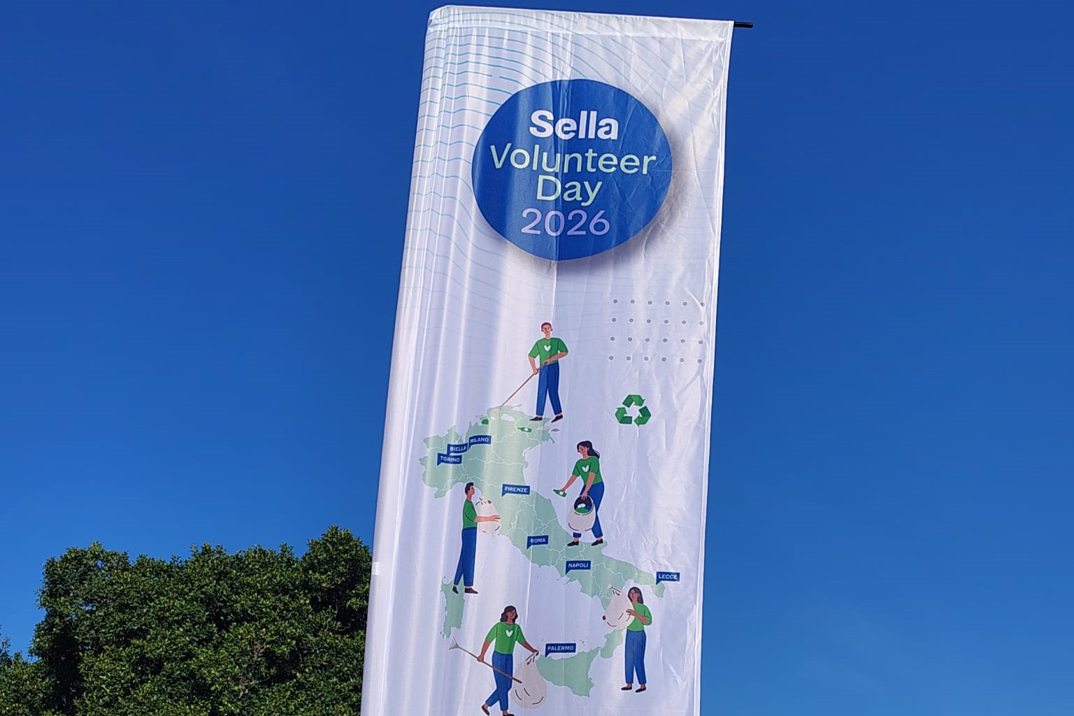 800 dipendenti del gruppo Sella impegnati in 8 città italiane per il “Volunteer Day”