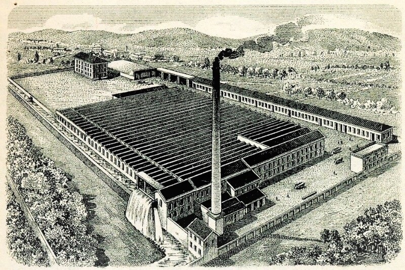 immagine Appunti d'Archivio | Rosse torri, acquedotti e cascate: storia dell'antico lanificio divenuto polo logistico del gruppo Sella
