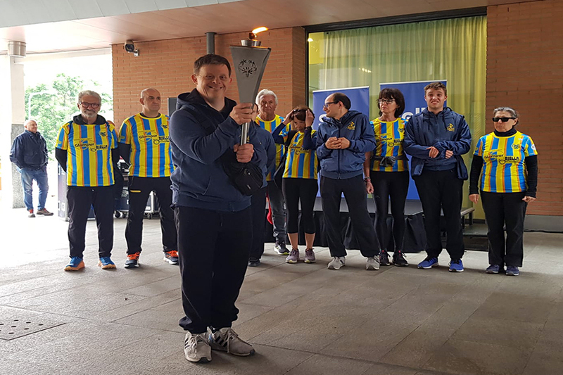 immagine La torcia degli Special Olympics torna ad accendersi nella città di Biella